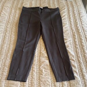 H&M Women's Straight-Leg Pants in Dark Brown